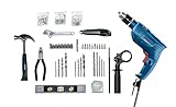 Bosch Professional: Schlagbohrmaschine GSB 600 (600W Motor, Zusatzhandgriff, 100-teiliges...