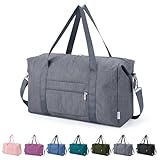 Narwey für Easyjet Handgepäck 45x36x20, Faltbare Reisetasche Handgepäck Tasche Weekender Damen...