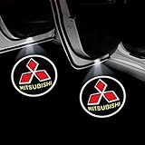 JsjjQf 2 Stück Autotür WillkommensLicht für Mitsubishi Cross Outlander L200 Pajero,Autotür...