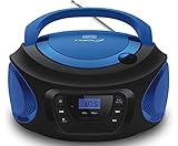 Tragbarer CD-Player | | CD/CD-R | USB | FM Radio | AUX-In | Kopfhöreranschluss | Kinder Radio |...