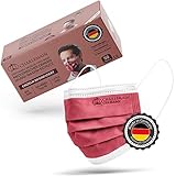 Charlemain 50x OP Masken, Made in Germany, EN 14683 Typ IIR, Medizinischer Mund-Nasen-Schutz, BFE...