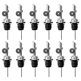 momend 12 Stück Edelstahl-Ausgießer für Likörflaschen, Automatisch Umklappbarer Ausgießer für...