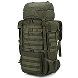 Mardingtop 70L Militär Rucksack Trekkingrucksack mit Regenschutz Wanderrucksack im Freien Große...