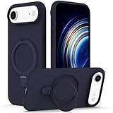 Magnetisch Hülle für Apple 17 Pro Max 6,9' Hülle - 360° drehbarer Metallringständer,weiches TPU...