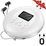 Gueray Tragbarer CD Player Tragbar CD Players Kinder CD-Player HiFi Discman mit Kopfhörer...