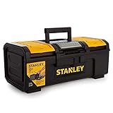 Stanley Werkzeugbox / Werkzeugkoffer Basic 1-79-216 (16', 39x22x16cm, Koffer mit Schnellverschluss...
