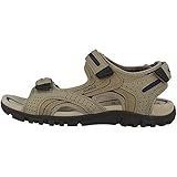 Geox Herren U Sandal Strada D Riemchensandalen, Beige Sand Navy, 47 EU