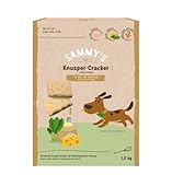 Sammy´s Knusper-Cracker | Herzhafte Snacks für Hunde | Knusper-Cracker mit Käse- und...