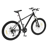 JDBDU Mountain Hardtail Mountainbike, Erwachsenenfahrrad 26 Zoll, 21-Gang MTB mit Scheibenbremsen &...