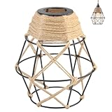 RYAN Hängelampe Vintage Textilkabel Käfige Lampenschirm Wandlampe Innen Boho Lampenschirm...