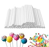 TAIHE 100 Stück Cake Pop Stiele, Cakepop Stiel Cake Pop Sticks, Lollipop Sticks, 10 cm Cake Pop...