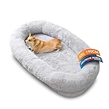 noviclass® Hundebett XXL 190cm | Extrem Komfortables Hundebett für Menschen | Für Grosse Hunde |...