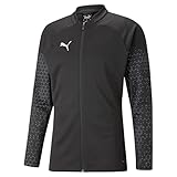 PUMA Herren Teamcup Trainingsjacke Strickjacke, Schwarz, M