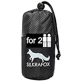 Silkrafox Compact for 2 – ultraleichter Hüttenschlafsack für 2 Personen, Inlay aus Mikrofaser,...