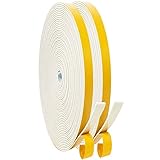 Dichtungsband Selbstklebendes für Türen Fenster, 6mm(B) x 1.5mm(D)/20m Schaumstoff Klebeband...