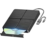 Yaeonku Externes Blu Ray CD DVD Laufwerk, USB 3.0 Typ-C 3D Bluray CD DVD BD Brenner Player Schlankes...