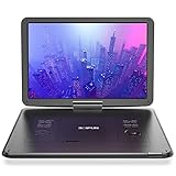 17,5’’ Tragbarer DVD Player mit 15,6’’ HD Display, 6 Stunden Wiederaufladbare Batterie,...