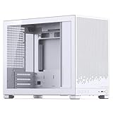 Jonsbo D32 STD PC-Gehäuse weiß | Mini Gehäuse für Micro-ATX mit gehärtetem Glas, Back-Connect,...