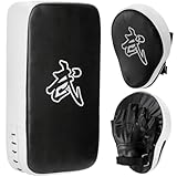 WUWEOT 2-in-1 Boxhandschuhe Kickpack Set, Boxhandschuhe Focus Pads und Taewondo Kick-Pad,...