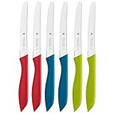 WMF Classic Line Frühstücksmesser Set 6-teilig, 23 cm, Brötchenmesser Wellenschliff,...