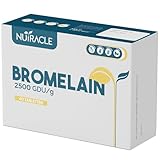 Nutracle Bromelina 2500 GDU/g 40 Tabletten à 500 mg - Entwässerndes Ergänzungsmittel -...