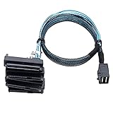 AIDIRui Mini SFF-8643 auf 4X29Pin SFF-8482 Festplatten Laufwerk Server Kabel 3.33TF/1M