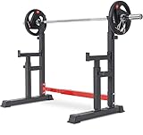 Hop-Sport verstellbare Hantelablage für Langhantel HS-1007L – Squat Rack Kniebeugenständer bis...