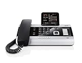 Gigaset DX600A ISDN-/DECT Telefon (mit 3 Anrufbeantwortern - Schnurtelefon mit großem Display)...