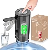 KitchenBoss Wasserflaschen Pumpe Flaschen Wasserspender: USB-Ladung Elektrischer Wasserspender 1-5...