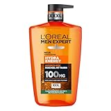 L'Oréal Men Expert XXXL Duschgel und Shampoo für Männer, Duschbad zur Reinigung von Körper, Haar...