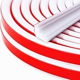 RANJIMA 3M Flexible Zierleisten Selbstklebend Deckenleisten, 12mm*9mm TPE Dreieck Zierleiste Decken...