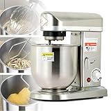DSYYNAY Professioneller Knetmaschine, 300 W/500 W/500 W, 5 l/7 l/10 l, multifunktionale...