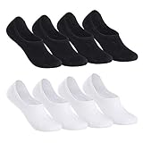 Falechay Sneaker Socken Damen Füsslinge Herren Sneakersocken 8 Paar Unsichtbare Ballarinas Socken...
