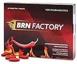 BRN Factory. 40 rote Tabletten. Mehr Kraft aus der Natur. Nur 2 Tabletten pro Tag. Einfach...
