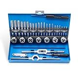 CCLIFE 32tlg Gewindeschneider Set Gewindeschneidsatz Metrisch M3-M12 Gewindebohrer und Schneideisen...