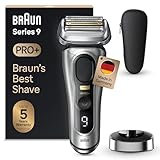 Braun Series 9 Pro+ Rasierer Herren Elektrisch, Elektrorasierer mit 5 Pro Rasierelementen,...
