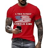 LILIHOT Shirts Herren Sportbekleidung Shirt Crew Neck Tee Slogan Aufdruck T Shirt Kurzarm...