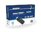 Edision Nano T265+ Terrestrischer DVB-T2 und Kabel DVB-C HDMI dongle Receiver, H265 HEVC, FTA, Full...