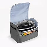 VBESTLIFE Tragbare Slow Cooker-Reisetasche, für 6–8 Quart Crock Carrier, Kompatibel mit Foodi...