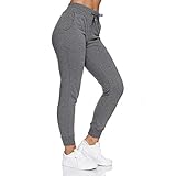 Smith & Solo Jogginghose Damen – Sporthose Frauen Baumwolle| Sweatpants Slim Fit Freizeithose Lang...