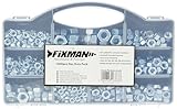 Fixman 771284 Sechskantmuttern-Sortiment 1000-tlg, Silver