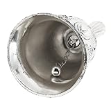 Homoyoyo Metall Handglocke Vintage Serviceglocke für Restaurant Hotel Bar Handbetriebene Klingel...