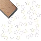 craspire Mini Stempel Aus Natürlichem Holz Mit Sternmotiv Wiederverwendbar Vintage Süß Dekorativ...