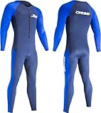 CRESSI Men's Wahoo Man Monopiece Wetsuit Light Blue 2mm XL/5 Einteiliger Neoprenanzug 1,5/2 mm...