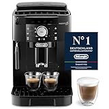 De'Longhi Magnifica S ECAM11.112.B, Kaffeevollautomat mit Milchaufschäumdüse für Cappuccino, mit...