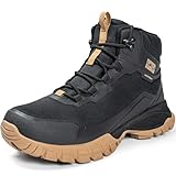 R CORD Wanderstiefel für Damen, wasserdicht, rutschfest, atmungsaktiv, stützende Trekkingschuhe...