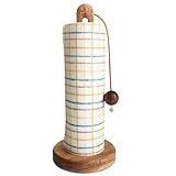 Holz Küchenpapierhalter Arbeitsplatte - Küchenrollenspender Ständer - Vertikale Aufbewahrung Für...