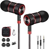 GAMURRY Kabelgebundene In-Ear-Kopfhörer, 3,5mm Klinke Hochwertige Kopfhörer Mit Mikrofon Und...