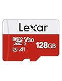 Lexar Micro SD Karte 128GB, Speicherkarte Micro SD mit Adapter, Bis zu 100 MB/s Lesegeschwindigkeit,...