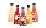 MORE NUTRITION Light Gourmet Sauce, 5 x 285ml - BBQ, Burger, Sweet and Sour, True Curry Ketchup &...